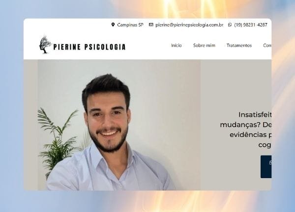 Criação de Landing Pages e Web Sites Profissionais Portfolio Psicologo ierine